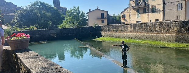 Vasca della Peschiera a Santa Fiora.