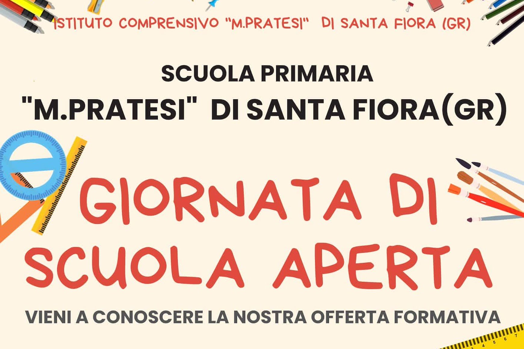 Giornata di scuola aperta: Scuola primaria "M.Pratesi"