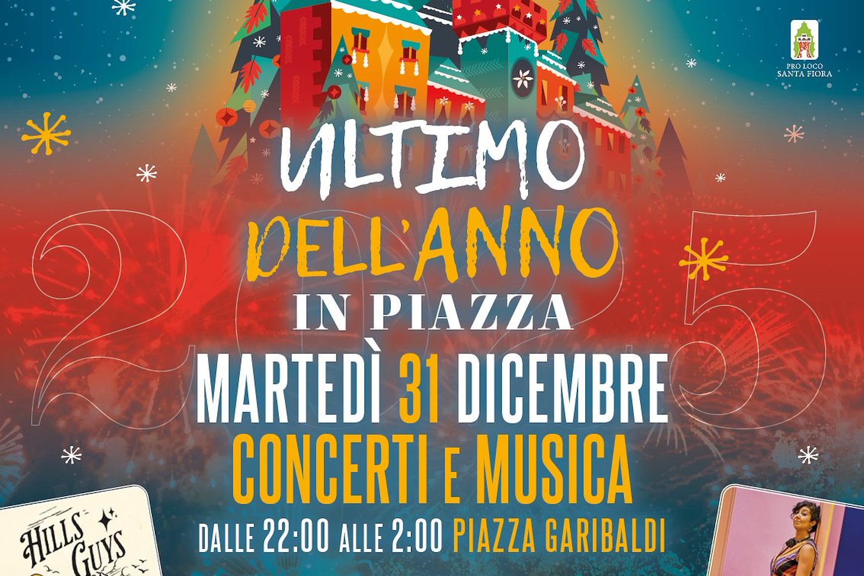 Santa Fiora, ultimo dell’anno in piazza